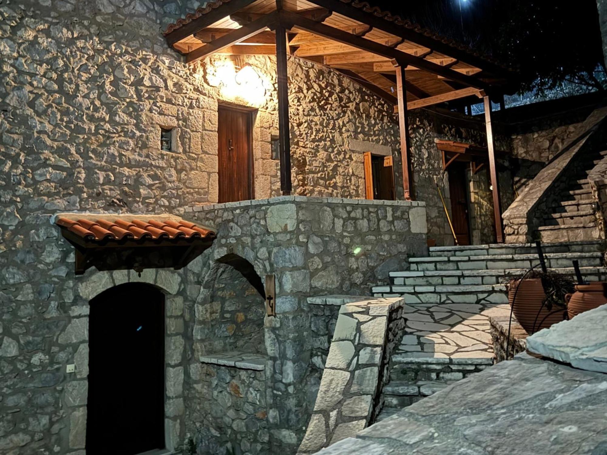Terra Petra Villa At Psari Trikolonon Gortynia Psárion Exteriér fotografie